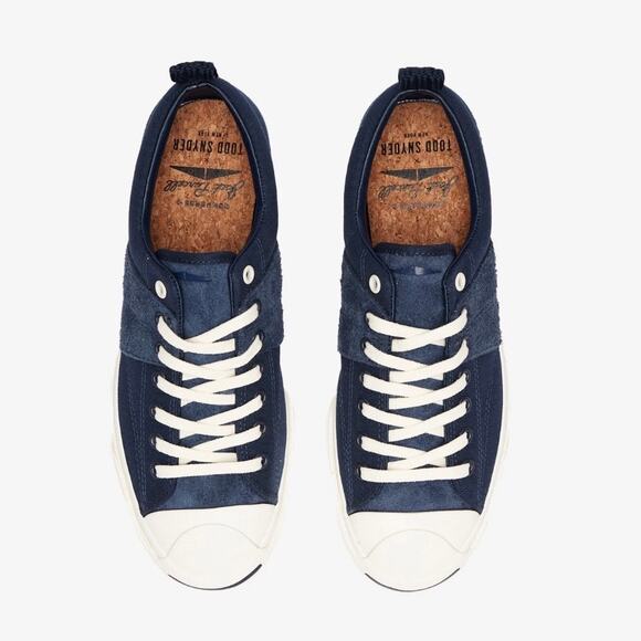 CONVERSE X TODD SNYDER JACK PURCELL OX 171844C MEN'S 9.5 NAVY GUM - Picture 7 of 10